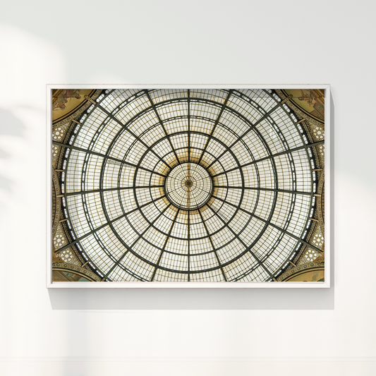 Quadro Galeria Vittorio Emanuele por Vanessa Zago - Tiragem Limitada