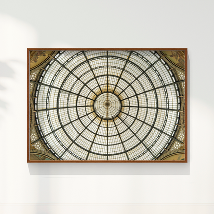 Quadro Galeria Vittorio Emanuele por Vanessa Zago - Tiragem Limitada