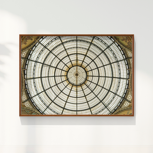 Quadro Galeria Vittorio Emanuele por Vanessa Zago - Tiragem Limitada