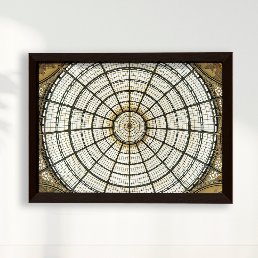 Quadro Galeria Vittorio Emanuele por Vanessa Zago - Tiragem Limitada