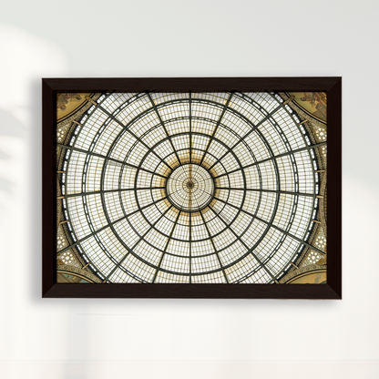 Quadro Galeria Vittorio Emanuele por Vanessa Zago - Tiragem Limitada