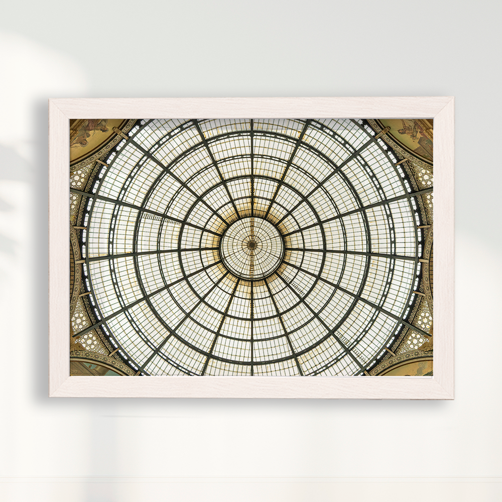Quadro Galeria Vittorio Emanuele por Vanessa Zago - Tiragem Limitada