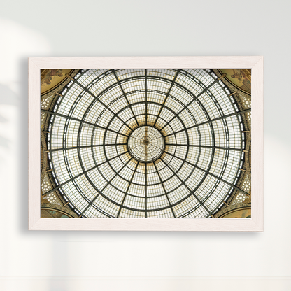 Quadro Galeria Vittorio Emanuele por Vanessa Zago - Tiragem Limitada