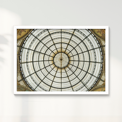 Quadro Galeria Vittorio Emanuele por Vanessa Zago - Tiragem Limitada