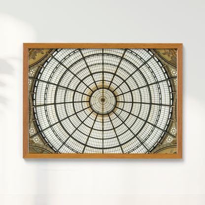 Quadro Galeria Vittorio Emanuele por Vanessa Zago - Tiragem Limitada