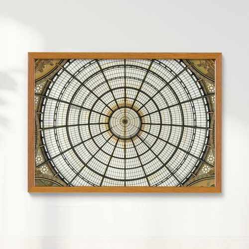 Quadro Galeria Vittorio Emanuele por Vanessa Zago - Tiragem Limitada