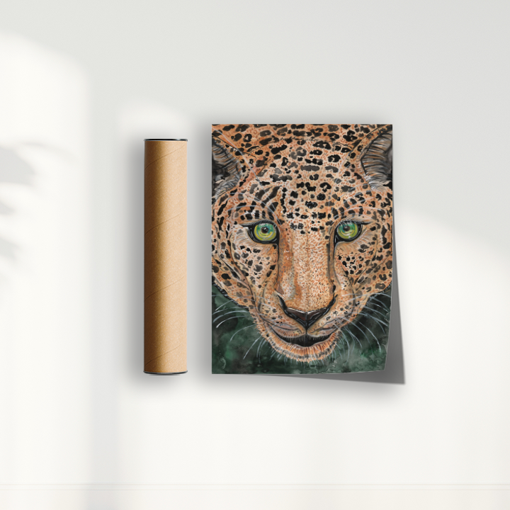 Quadro Onça Pintada por Aquarelando