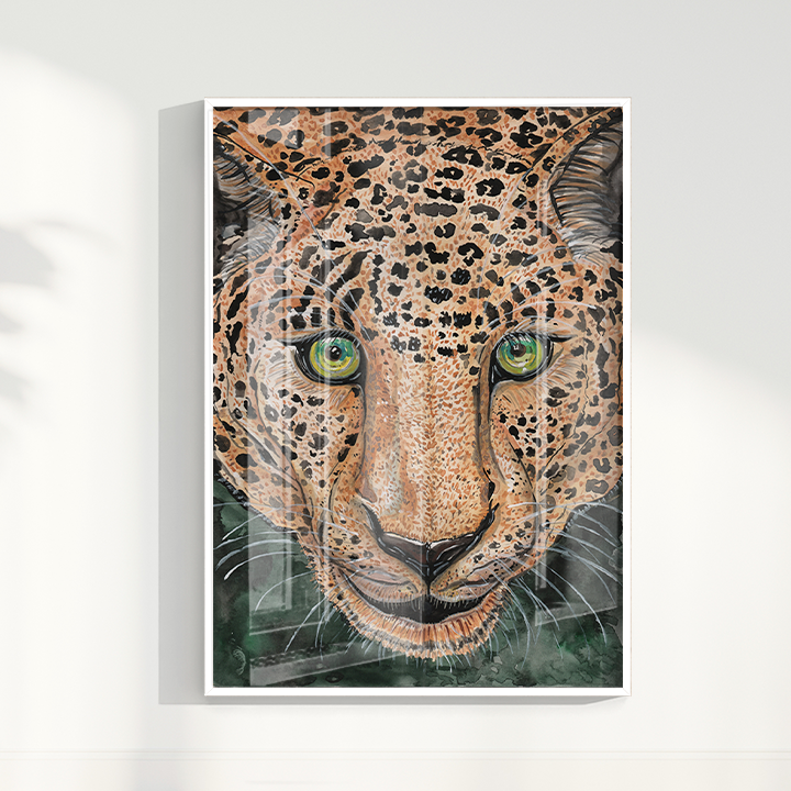 Quadro Onça Pintada por Aquarelando