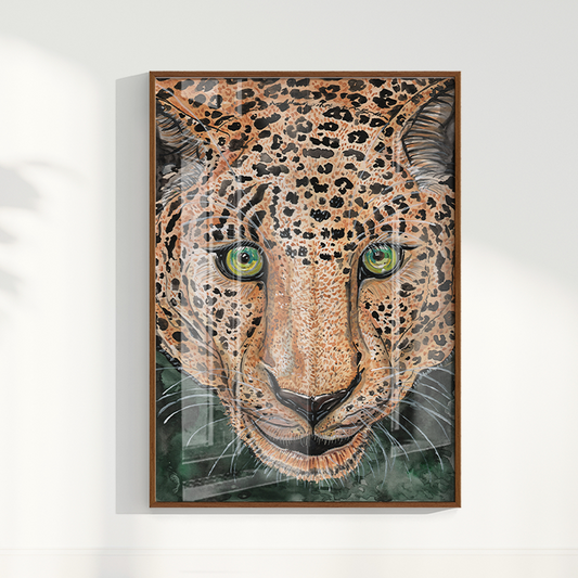 Quadro Onça Pintada por Aquarelando
