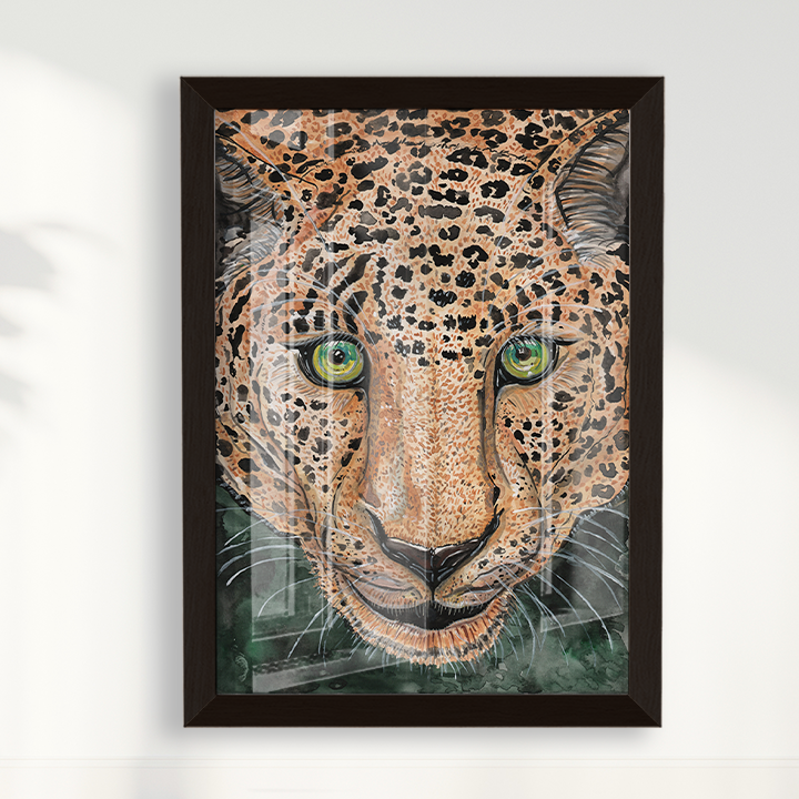 Quadro Onça Pintada por Aquarelando