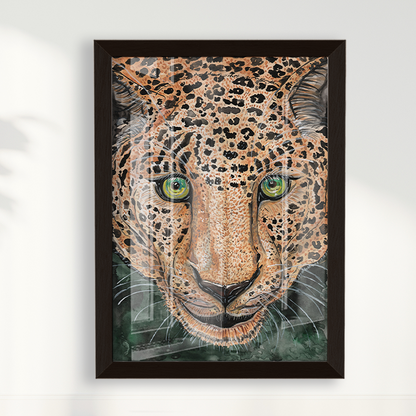 Quadro Onça Pintada por Aquarelando