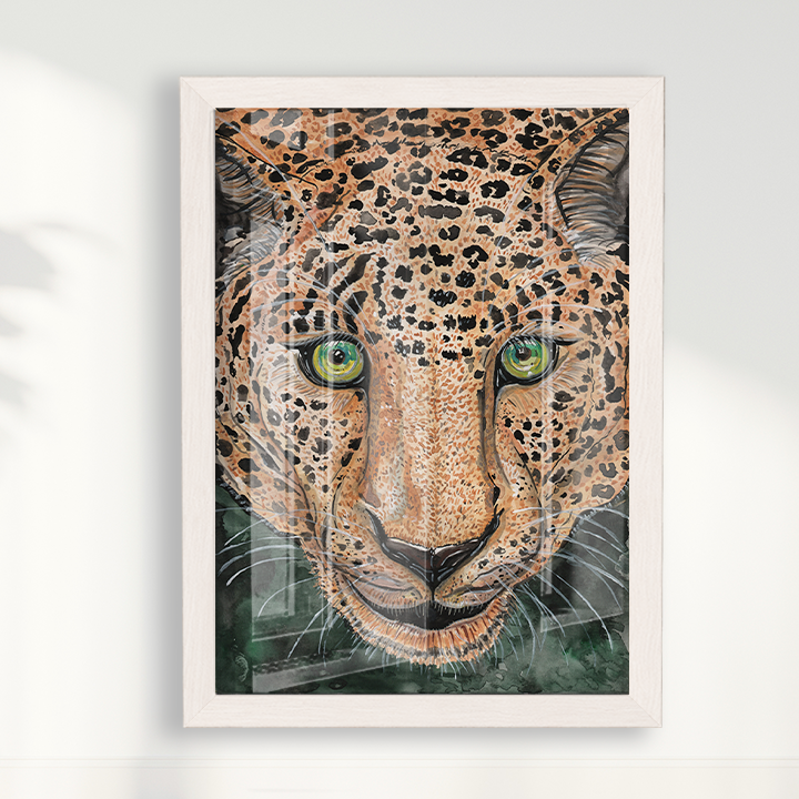 Quadro Onça Pintada por Aquarelando