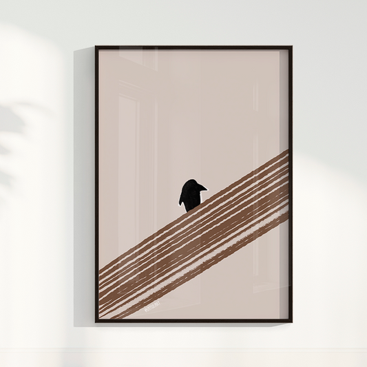 Quadro Penguin on the horizon por Intui.Art