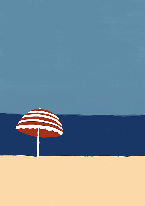 Quadro Praia por Heloisa Camargo