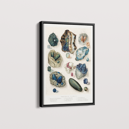Quadro Pedras Preciosas Vintage