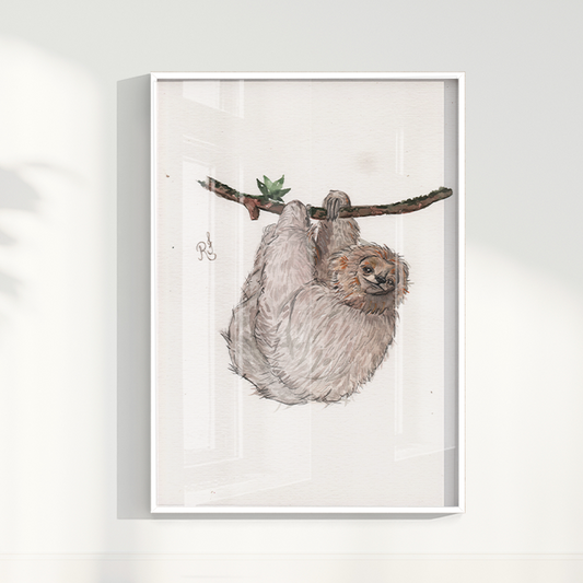 Quadro Bicho Preguiça por Rayana Karoline