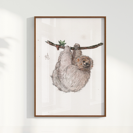 Quadro Bicho Preguiça por Rayana Karoline