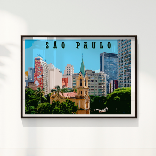 Quadro São Paulo por Angus Waddacor-McConill