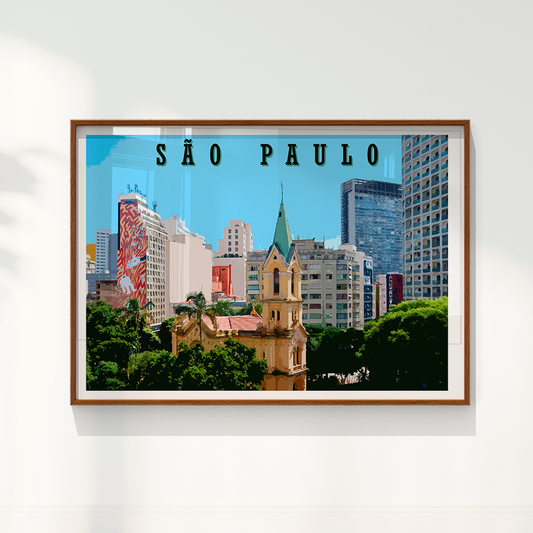 Quadro São Paulo por Angus Waddacor-McConill