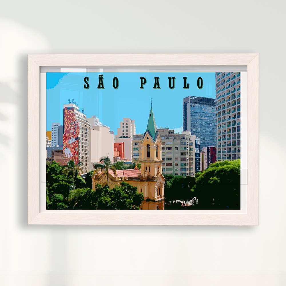 Quadro São Paulo por Angus Waddacor-McConill