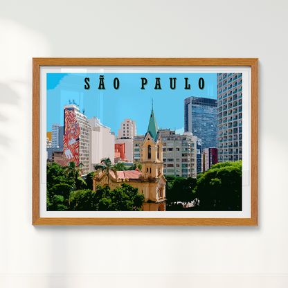Quadro São Paulo por Angus Waddacor-McConill