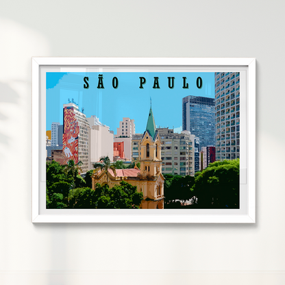 Quadro São Paulo por Angus Waddacor-McConill
