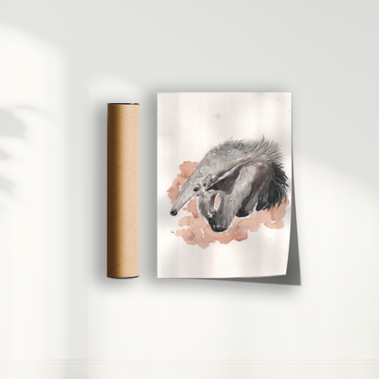 Quadro Tamanduá por Rayana Karoline