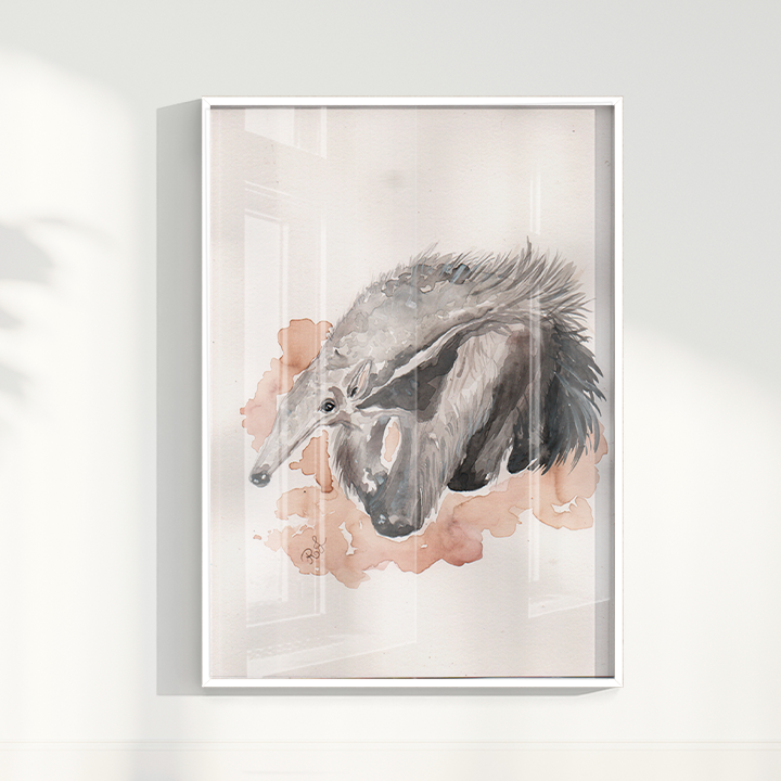 Quadro Tamanduá por Rayana Karoline