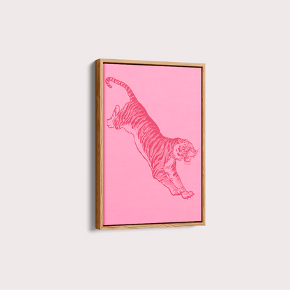 Quadro Tiger - Pink