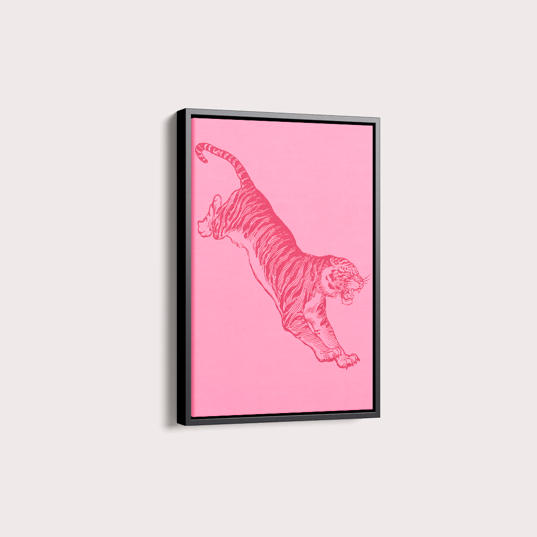 Quadro Tiger - Pink