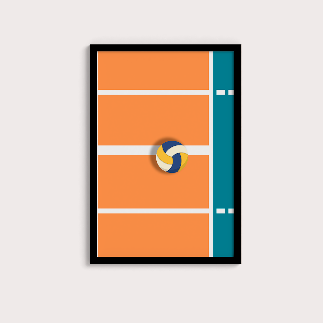 A quadra de Volleyball