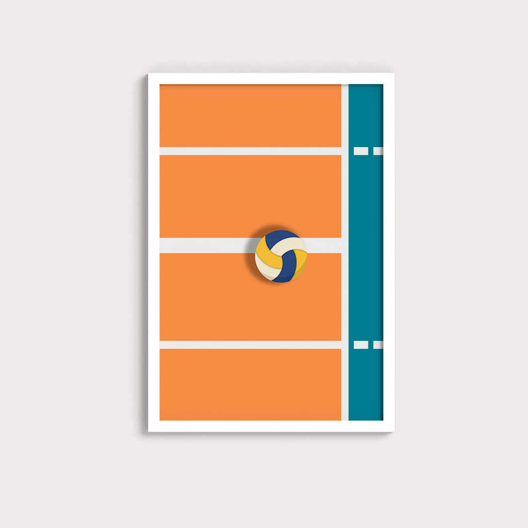 A quadra de Volleyball