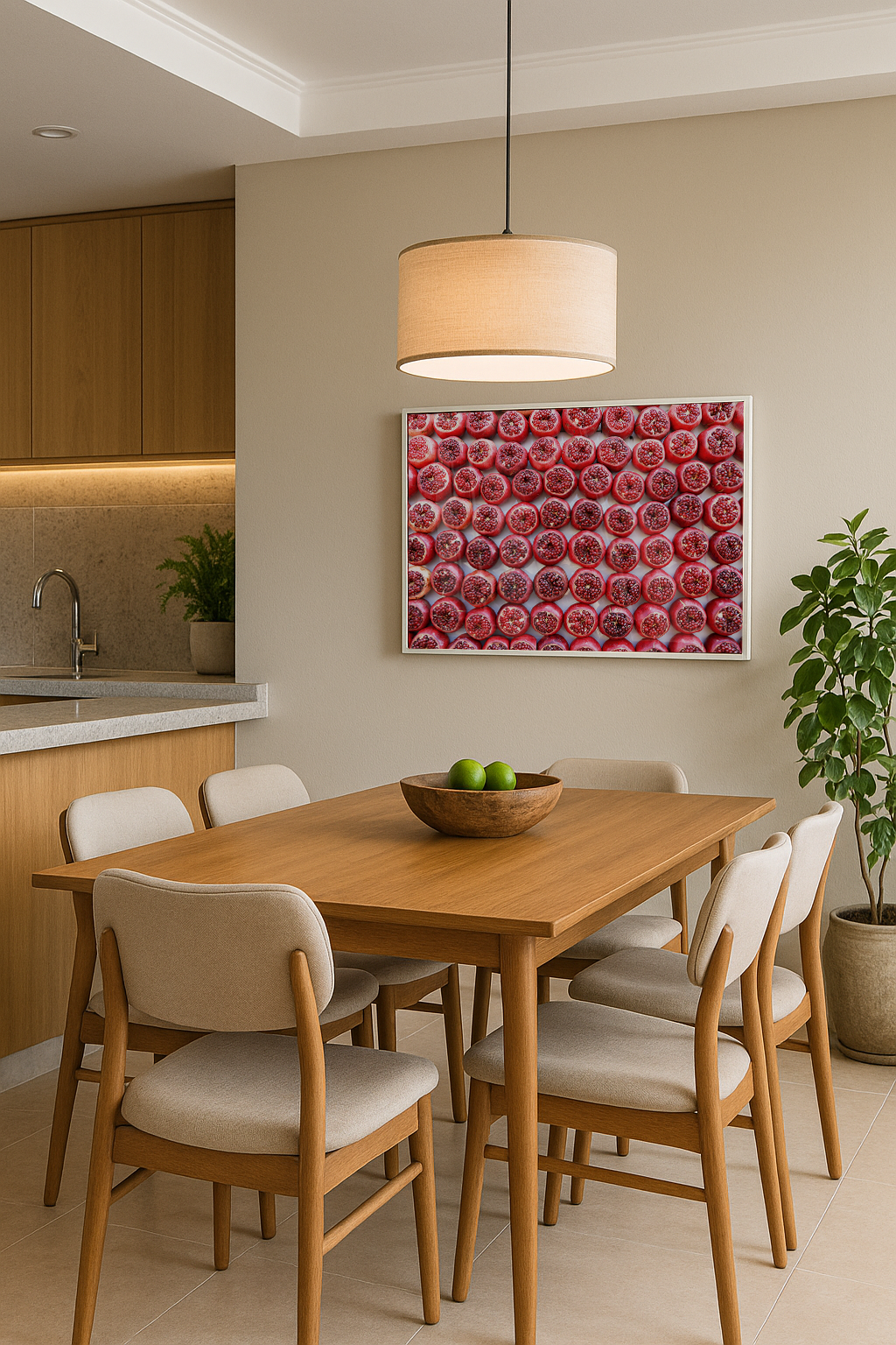 Quadro Romãs de Tel Aviv em Shuk HaCarmel por Larissa Heitmann