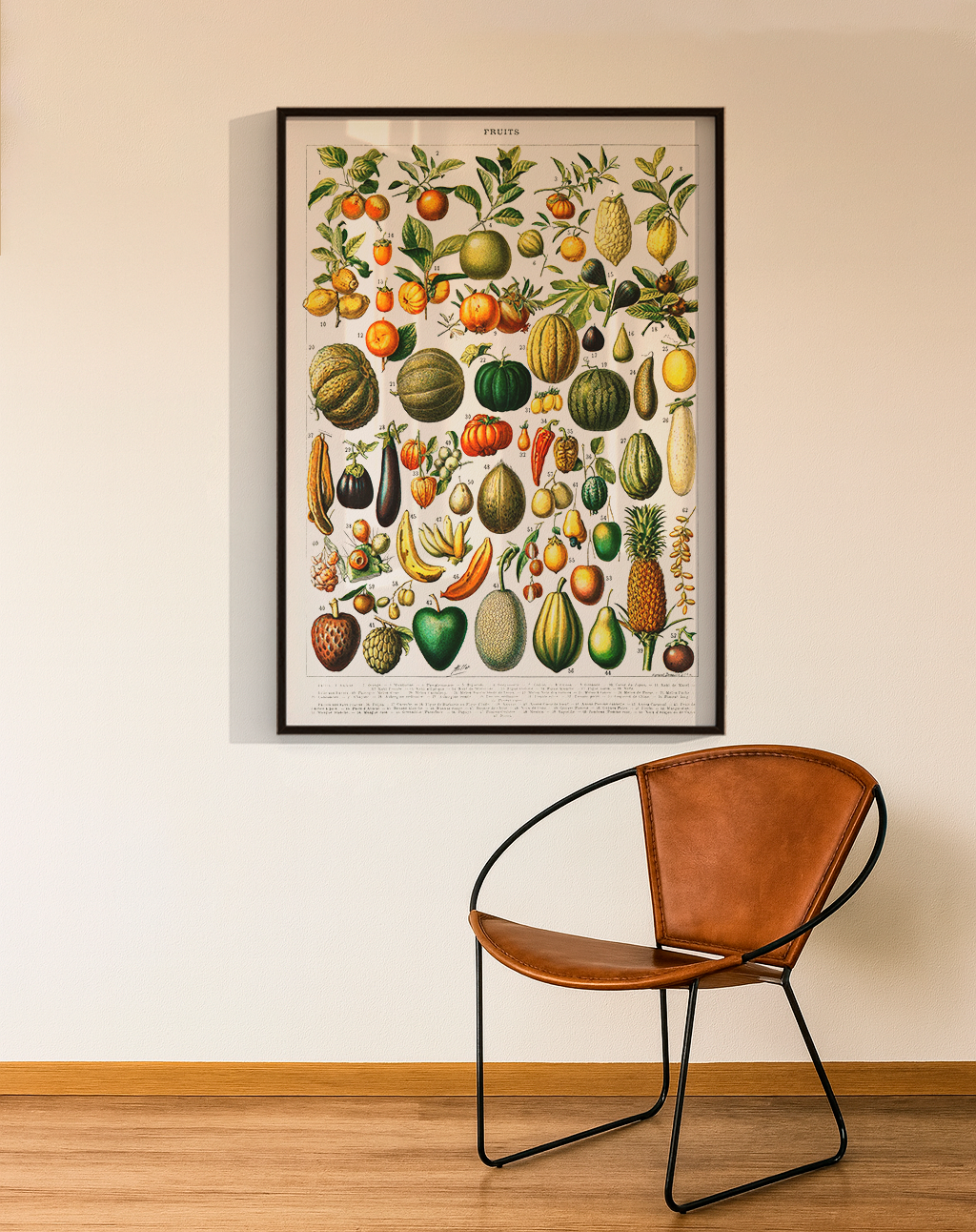 Quadro Fruits White tamanho A0 pronta Entrega