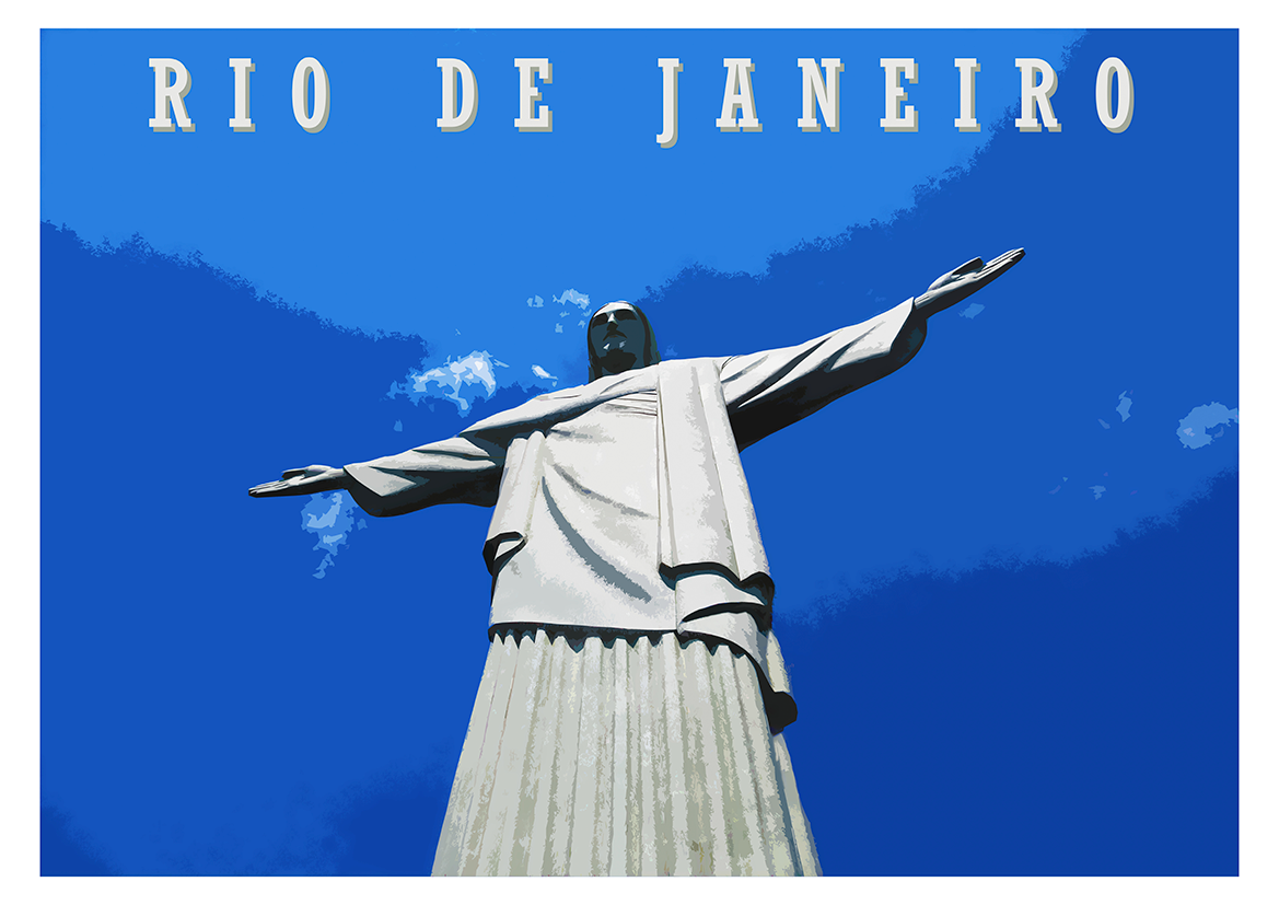 Quadro Rio de Janeiro por Angus Waddacor-McConill