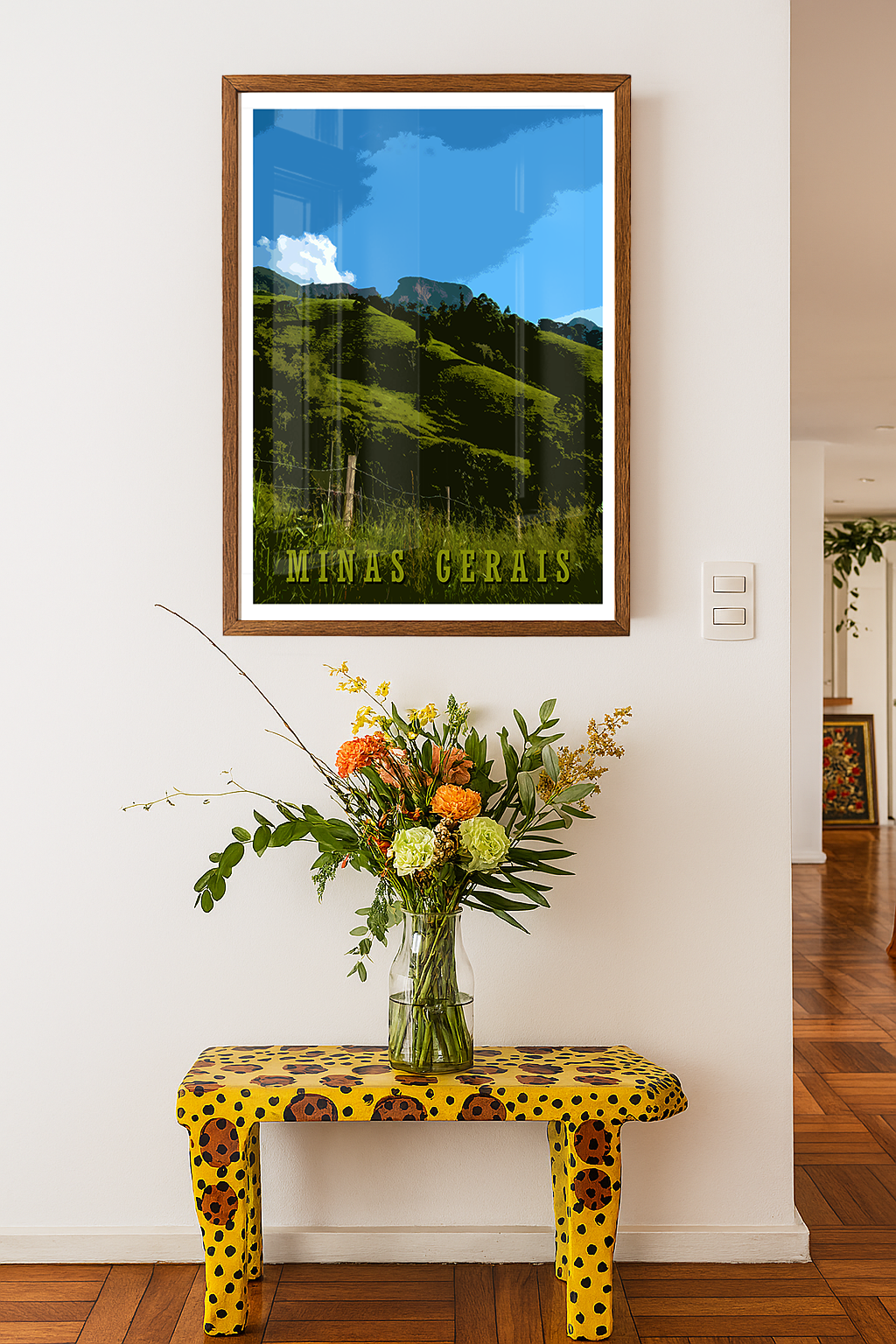 Quadro Minas Gerais por Angus Waddacor-McConill