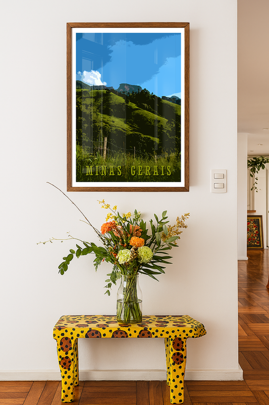Quadro Minas Gerais por Angus Waddacor-McConill