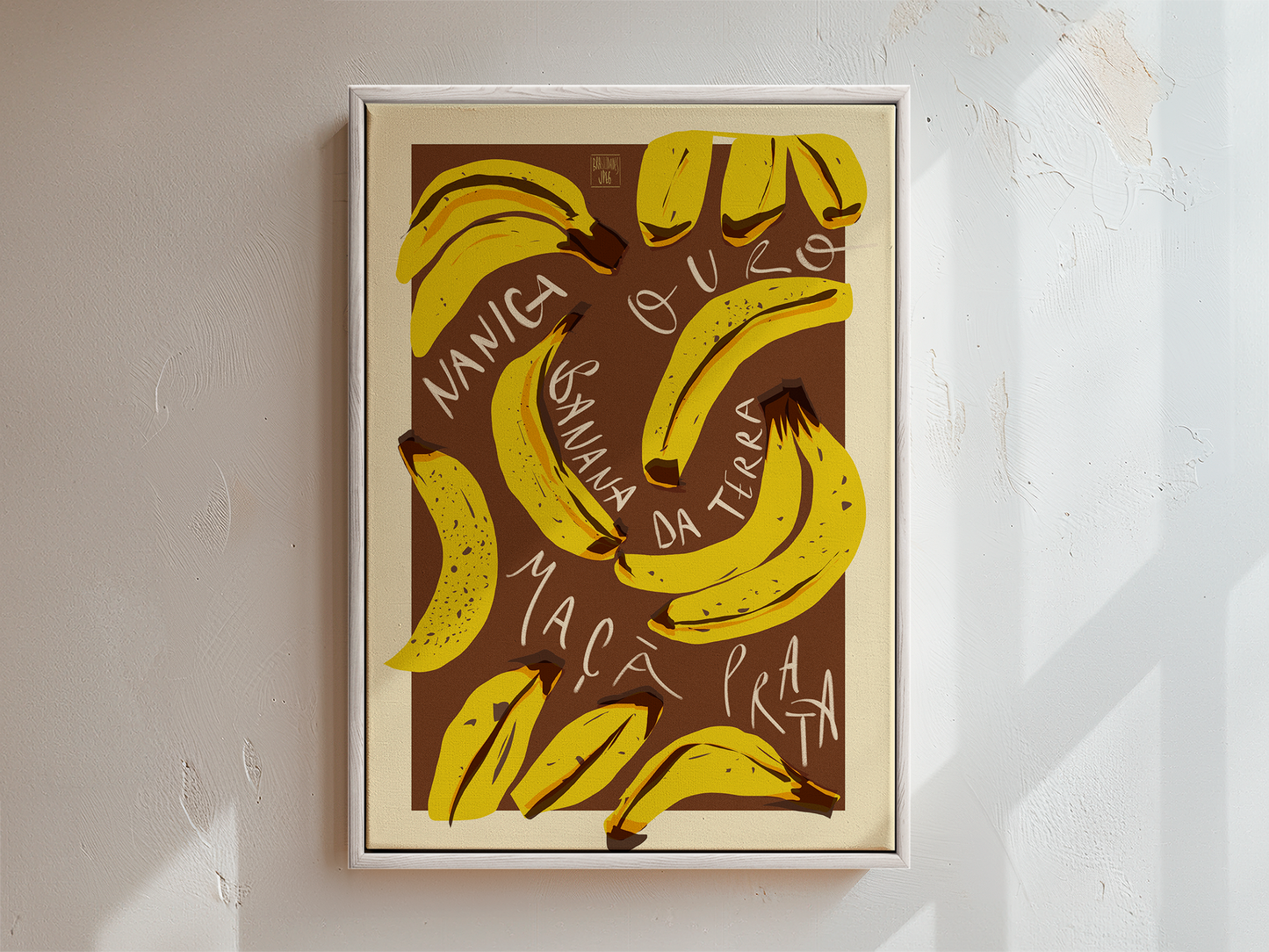 Quadro Banana por Jpeg Brasilidades