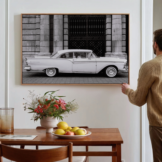 Quadro Carro Antigo por Angus Waddacor-McConill