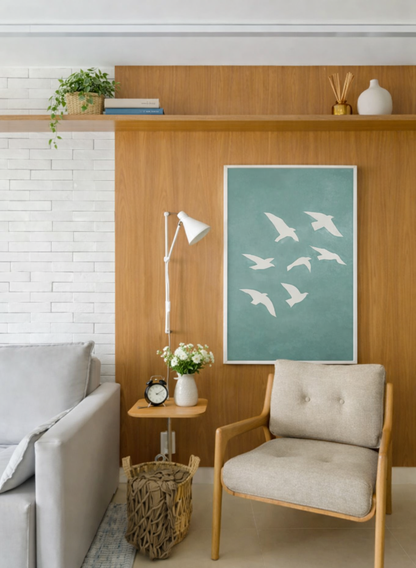 Quadro Voo Sereno por Bruna Miyuki