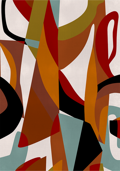 Quadro Moderno Abstrato por Mário Soares