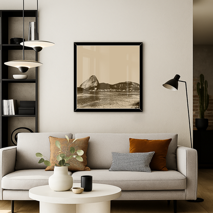 Quadro Rio de Janeiro em Tons Neutros por Larissa Heitmann