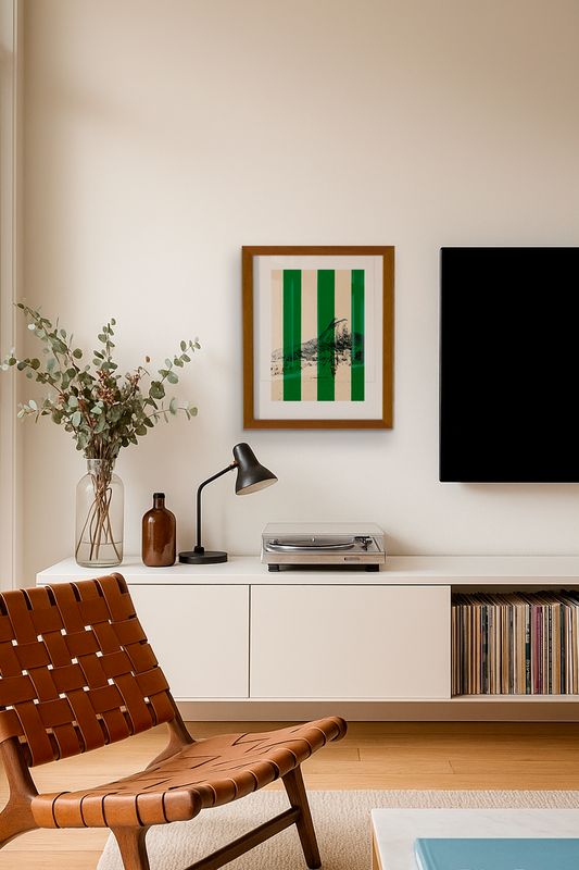 Quadro RIO - Entre Listras I por Larissa Heitmann