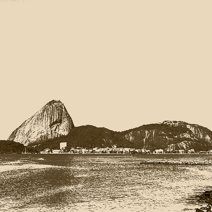 Quadro Rio de Janeiro em Tons Neutros por Larissa Heitmann