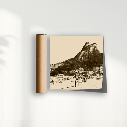 Quadro Leblon em Tons Neutros por Larissa Heitmann