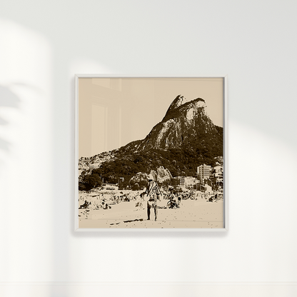 Quadro Leblon em Tons Neutros por Larissa Heitmann