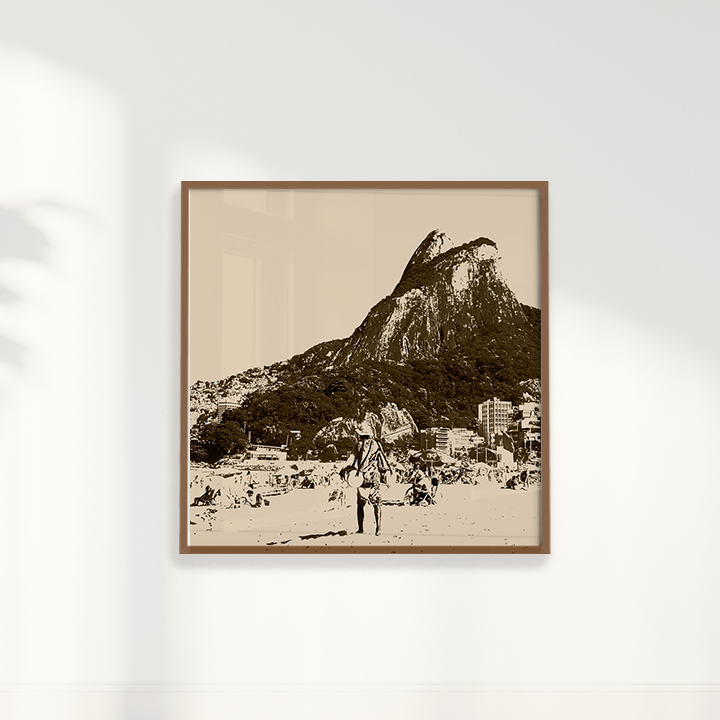 Quadro Leblon em Tons Neutros por Larissa Heitmann