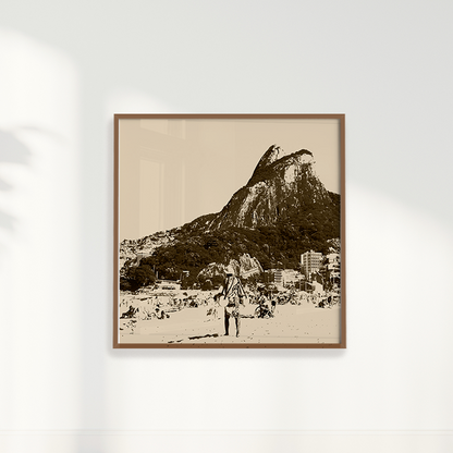 Quadro Leblon em Tons Neutros por Larissa Heitmann