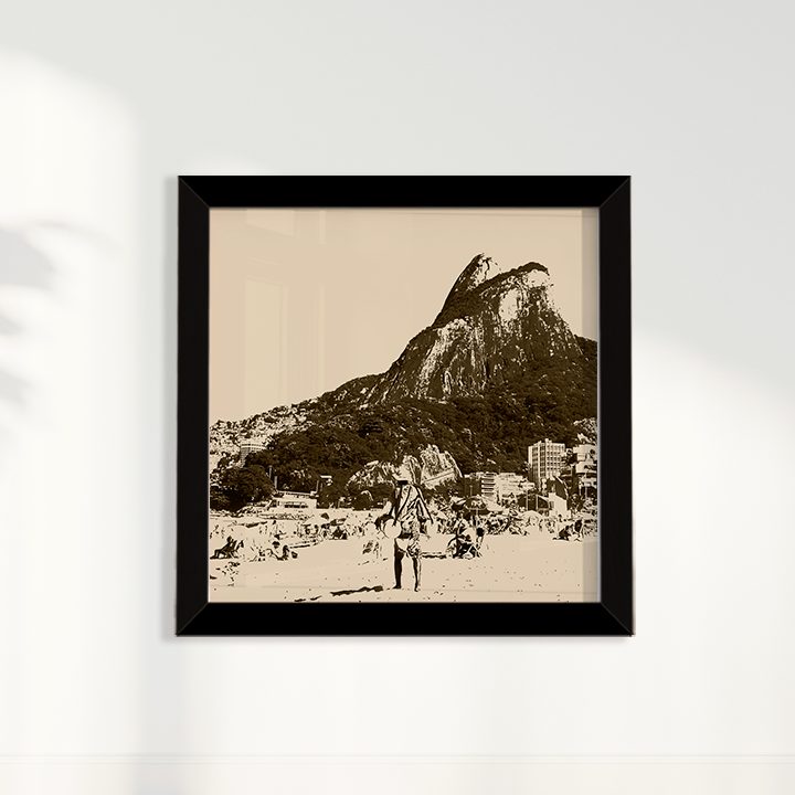 Quadro Leblon em Tons Neutros por Larissa Heitmann