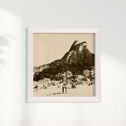 Quadro Leblon em Tons Neutros por Larissa Heitmann